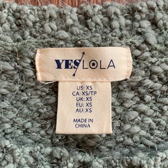 Yes Lola Crew Neck Textured Long Sleeve Sweater - Picture 3 of 5